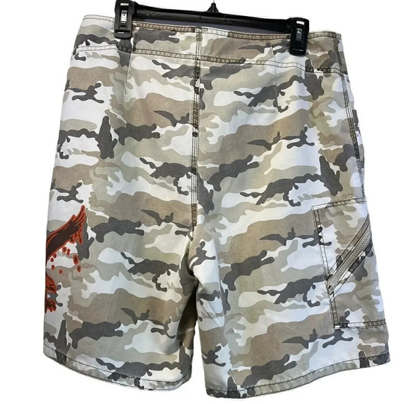 Mossimo Supply Co. Mens Size 34 9 inseam Trunk Shorts  Logo TINY FLAW - Picture 2 of 16